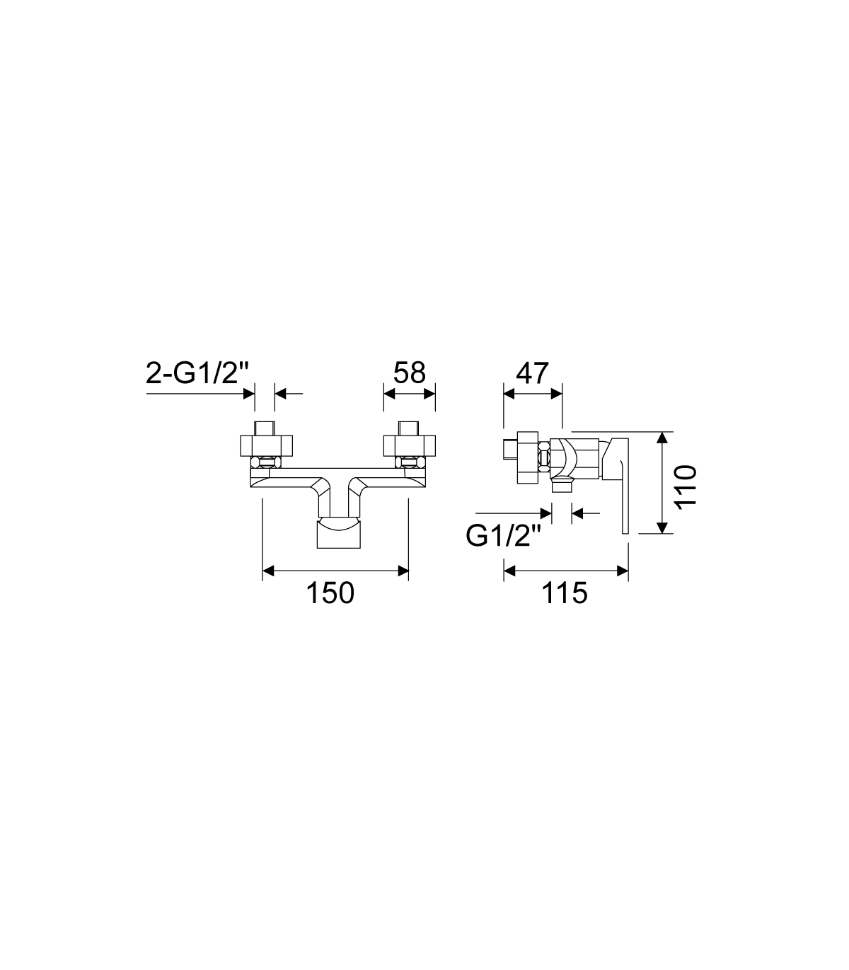 PADUA CONJUNTO DE DUCHA