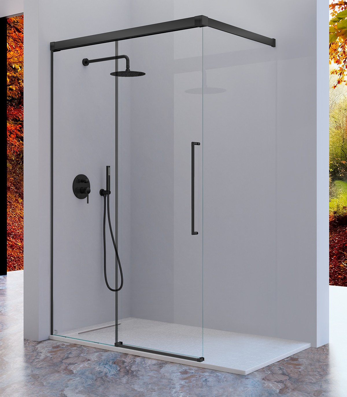 Frente de Ducha Fijo Pavía (AI108)