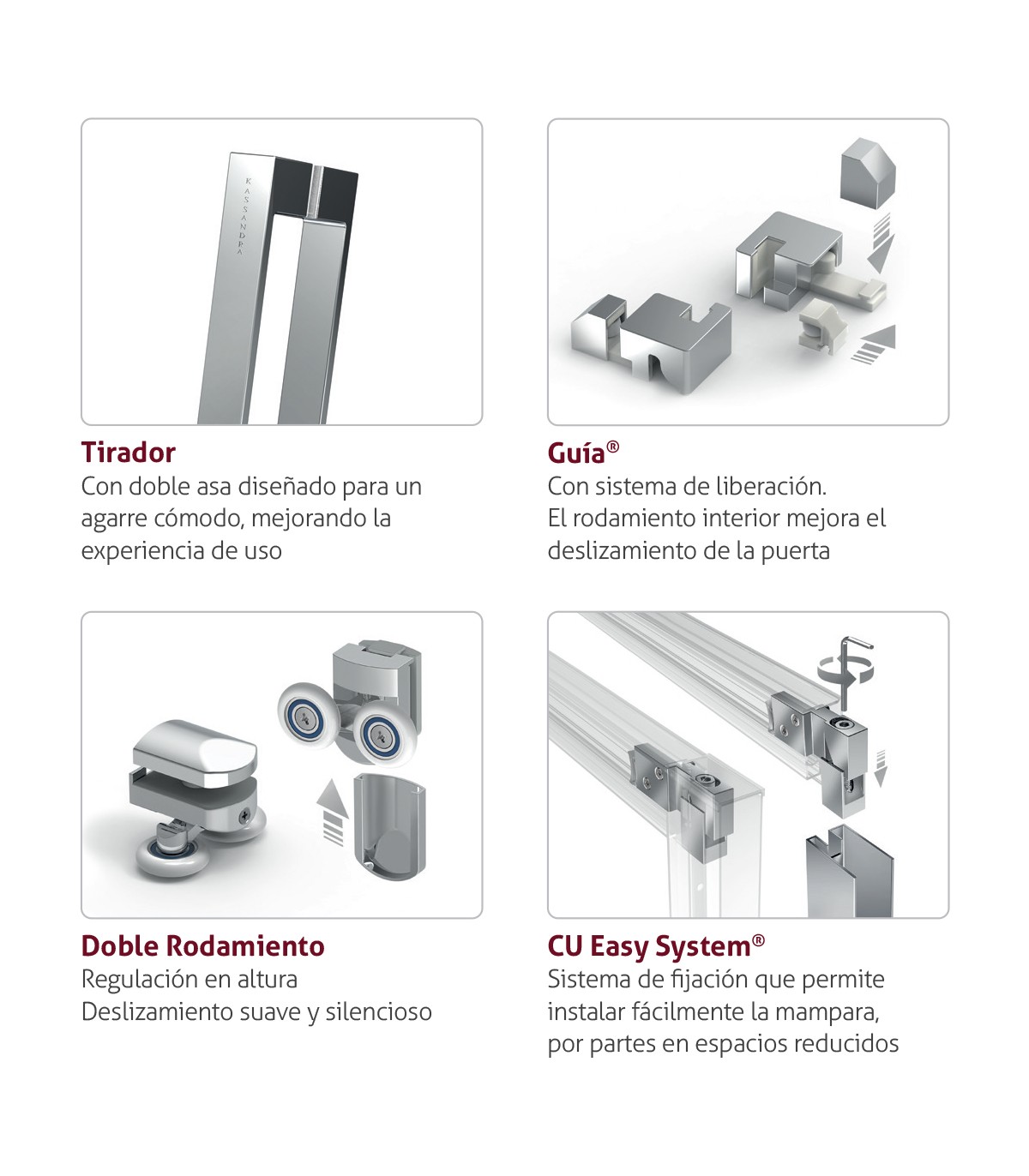 Frente de ducha S400 (CU102)