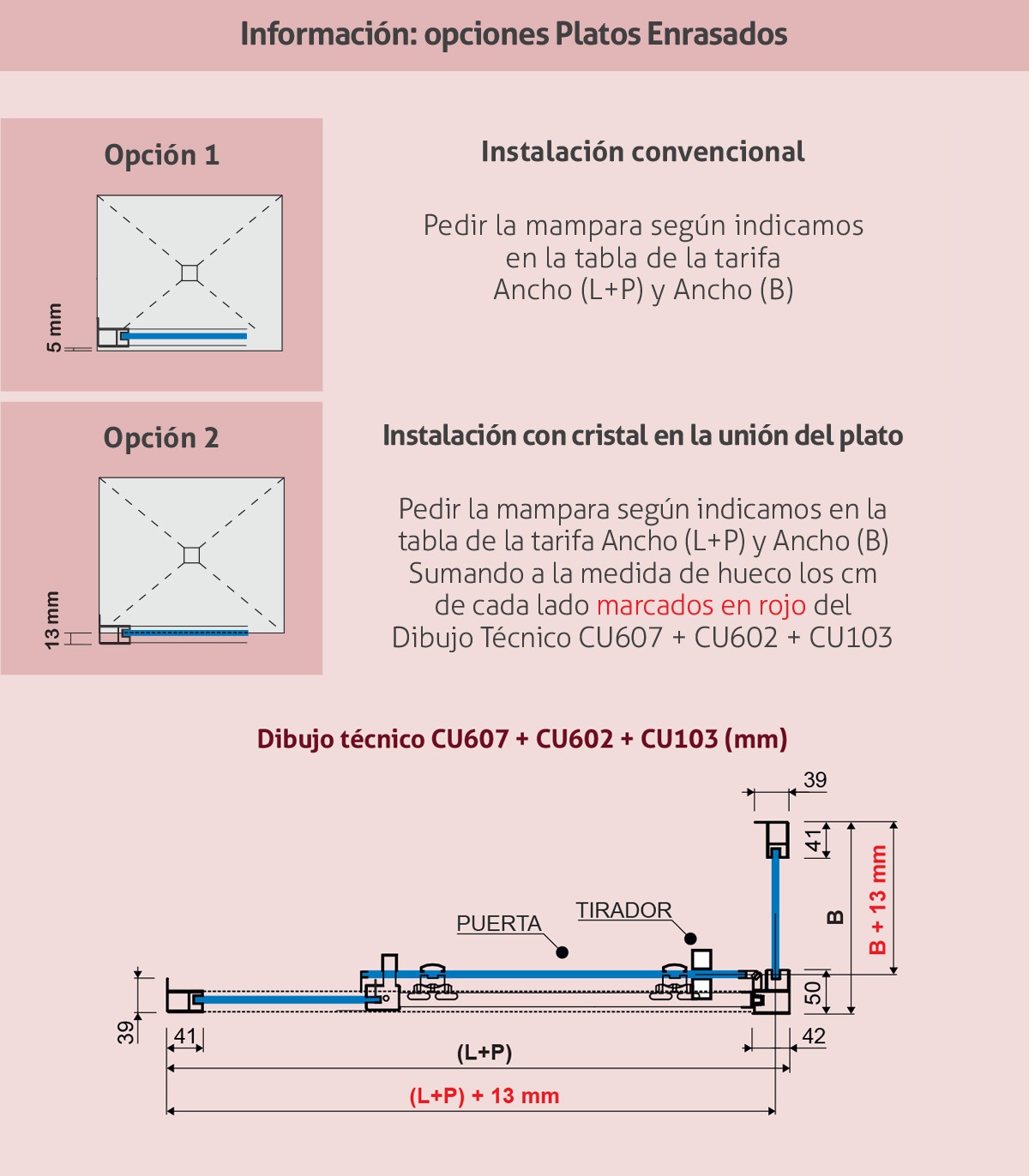 Frente de ducha S400 (CU102)