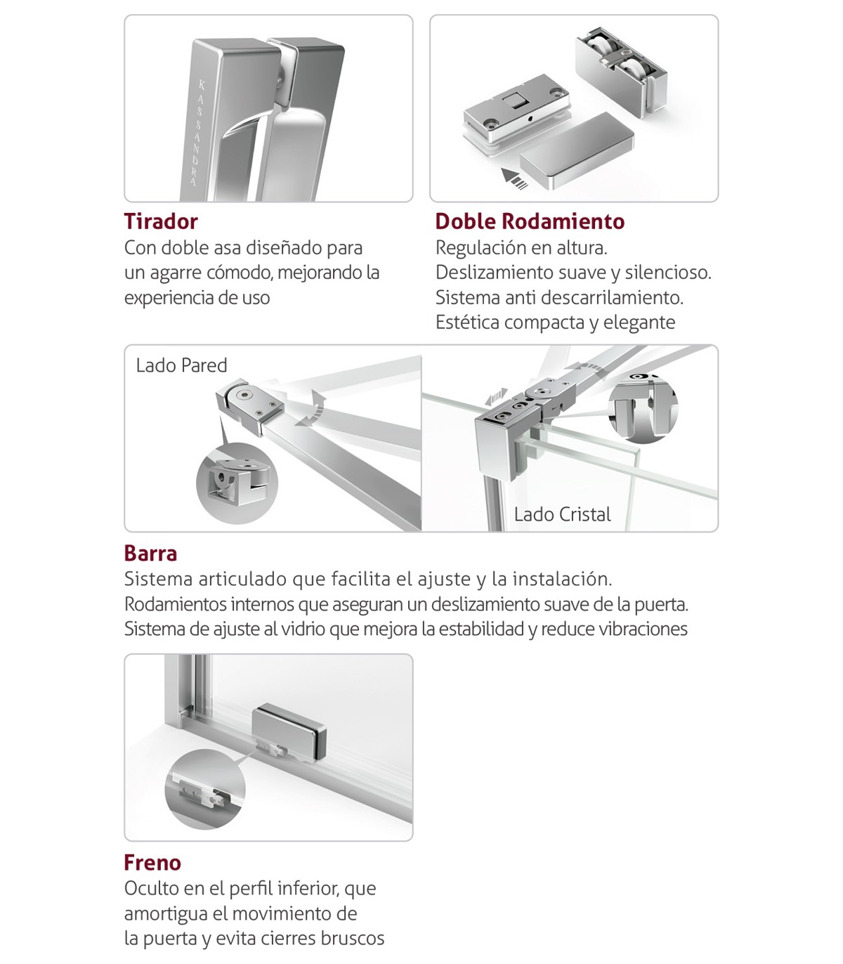 Frente de ducha Moka (MK102)