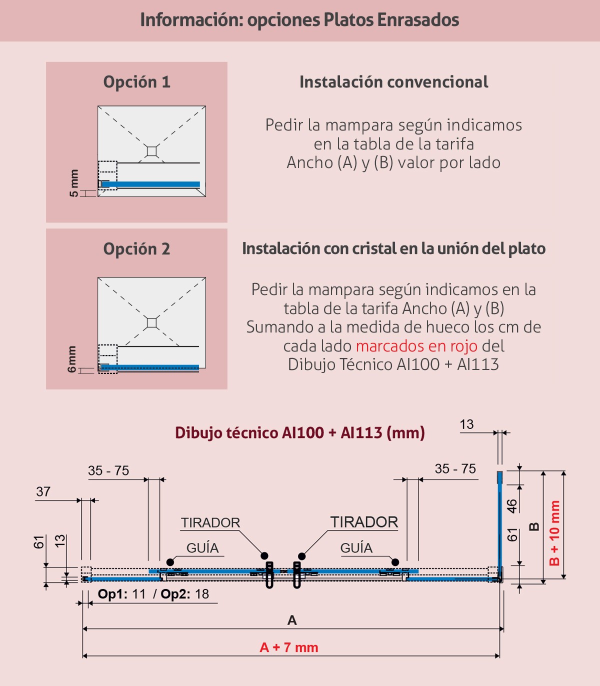 Frente de ducha Pavía (AI100)