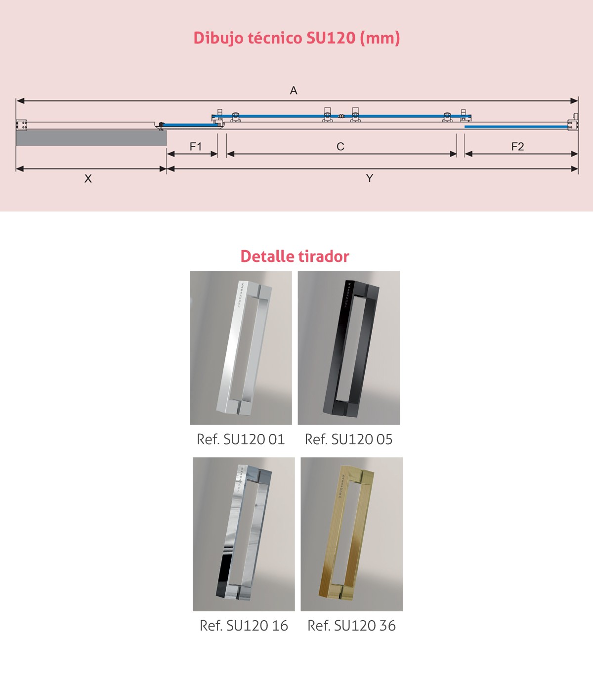 Frente de ducha Sugar (SU120)