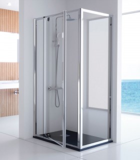 Mampara de ducha fija sin brazo Serie Fresh de Kassandra - La fontanería en  casa